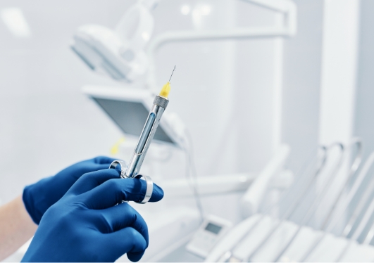 最小の針の使用